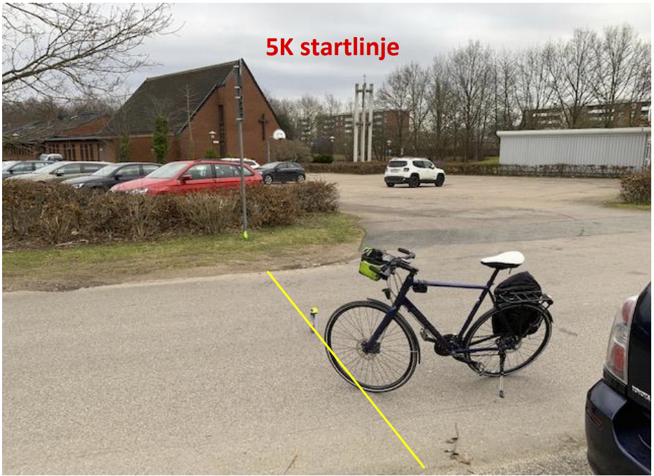 Start för 5 km.